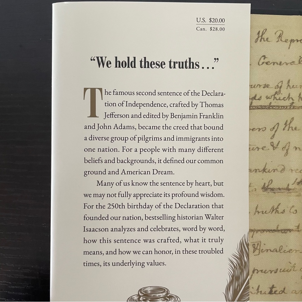 $10 SALE Set/2 Declaration of Independence Hardcover Books USA History Politic - Picture 4 of 12